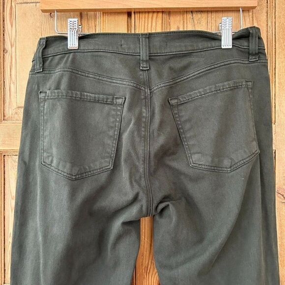J Brand Women's Size 29 Dark Green Skinny Pants Slim Fit Classic Neutral Stretch - Picture 9 of 11